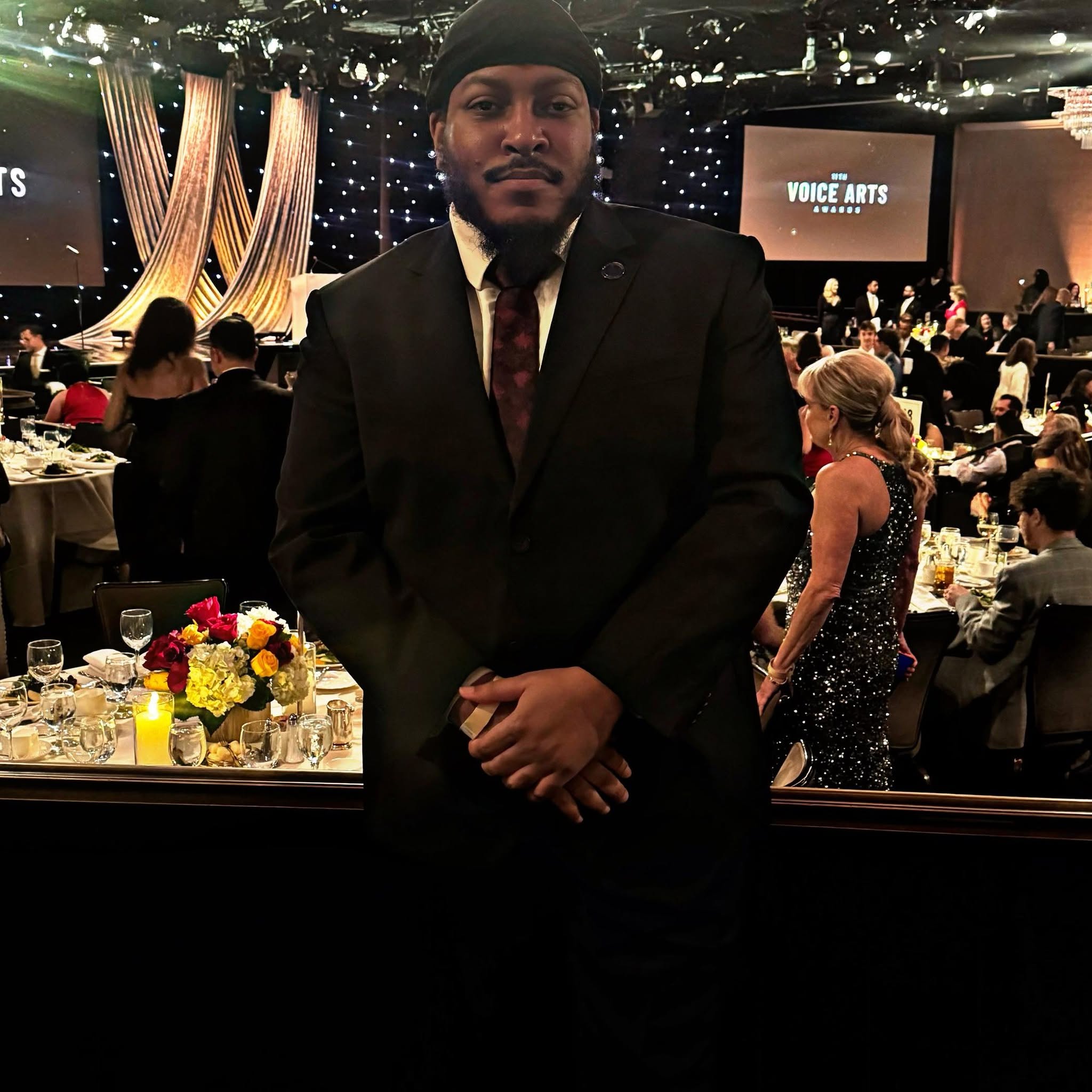 Jerrod Betsey at the SOVAS Voice Arts Awards